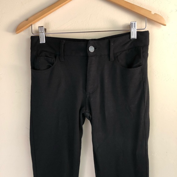 Paige Black Skinny Stretch Pants - Picture 5 of 8